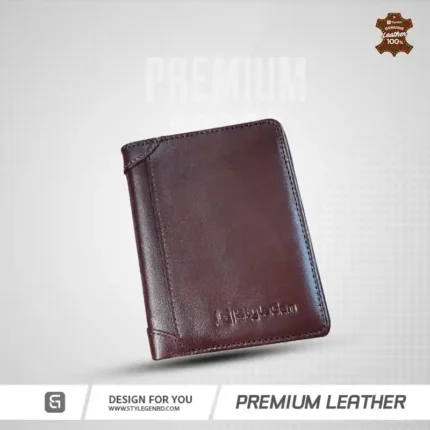 Classic Style Leather Short Wallet (SG-08)